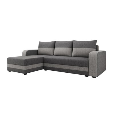 Canapé d'Angle Convertible en Tissu 4 places - HARVEY LISA DESIGN