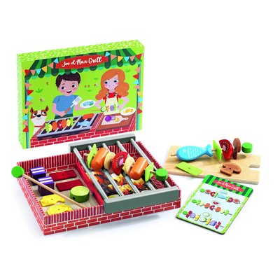 Jeu d’imitation Joe & Max Grill collection Gourmandises DJECO