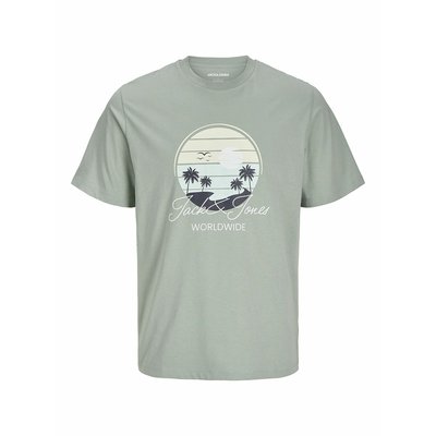 T-shirt com gola redonda e logótipo JACK & JONES