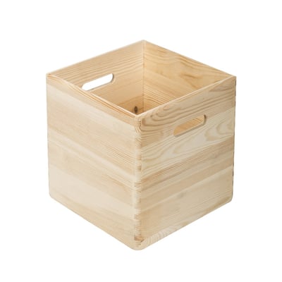 Cube en pin massif - L30 x H30 cm CALICOSY