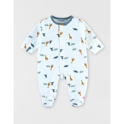 Pyjama imprimés dinosaures en velours, NOUKIE'S