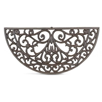 Paillasson demi lune fonte DECORATION D’AUTREFOIS