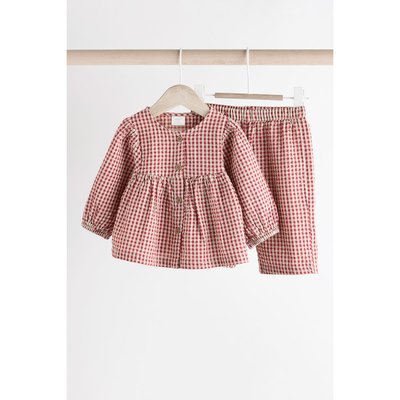 Haut tissé à manches longues et pantalon NEXT