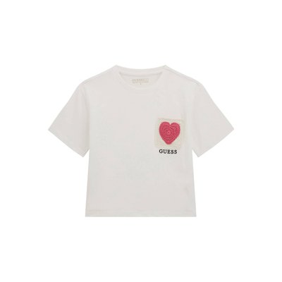 T-Shirt Cœur En Crochet GUESS KIDS