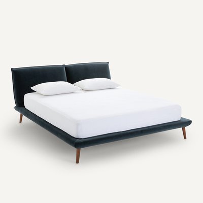 Bett mit Lattenrost Aurore, Samt, Design by E. Gallina AM.PM
