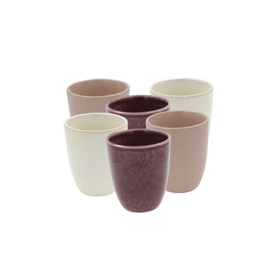 Lot de 6 tasses, TERRA ARTIME