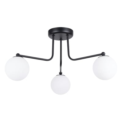Lustre Acier Noir/Blanc G9 3 Astral EDEN