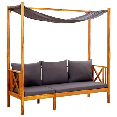 Banc extérieur avec auvent HOME MAISON