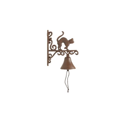 Cloche Chat Fonte DECORATION D’AUTREFOIS