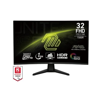Ecran PC Gamer MAG 32C6X 32" Incurvé 1500R Full HD 250Hz VA HDR10 Adaptive-Sync MSI