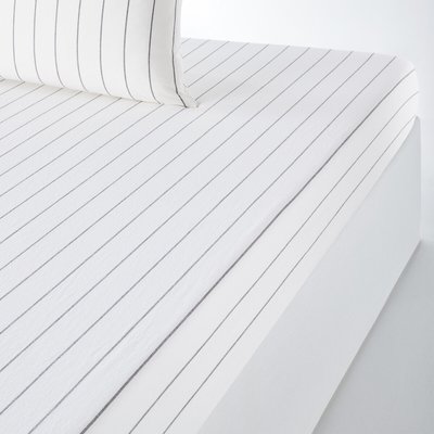 Drap-housse coton pour matelas épais, Pia stripes LA REDOUTE INTERIEURS