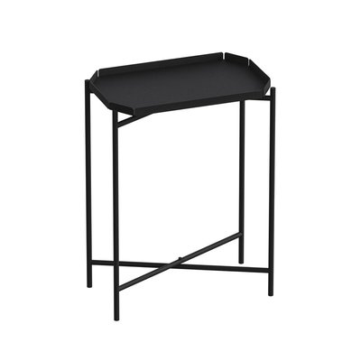 Bout de canapé avec plateau à rebord rectangulaire H56 cm - PARKER CALICOSY