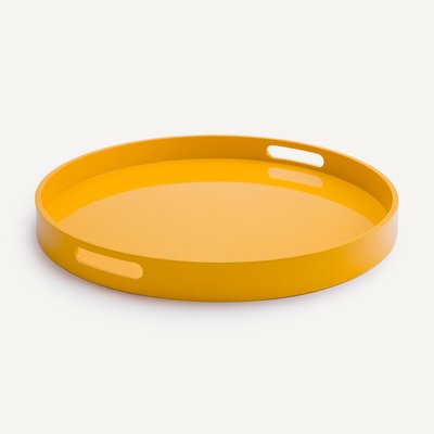 Plateau rond laqué, Barniz AM.PM