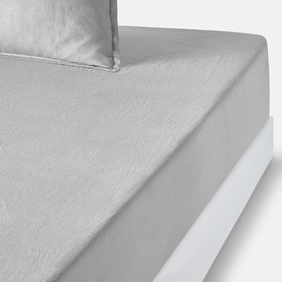 Drap housse lin lavé, bonnet 35 cm, Linot LA REDOUTE INTERIEURS