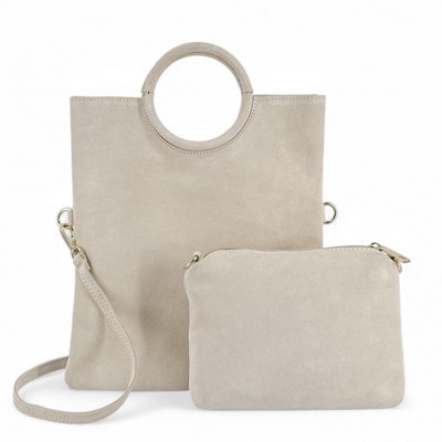 Sac à main et bandoulière en croute de cuir italien CHARLOTTE OH MY BAG