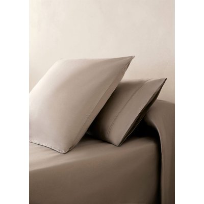 Deux taies d’oreiller coton satin 600 fils 60x60 cm MANGO HOME