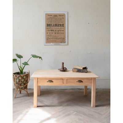 Table basse en bois Léonie N°1136 - Bon état DEBONGOUT