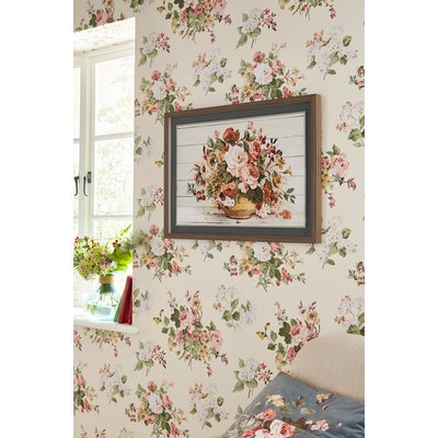 Toile encadrée Fleurs Rosemore LAURA ASHLEY