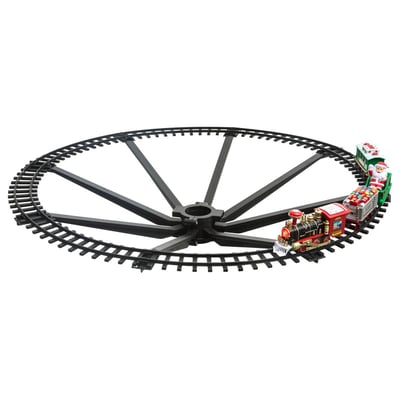 Train de noël lumineux pour sapin 23 pièces musical à mouvement 1 LED ATMOSPHERA