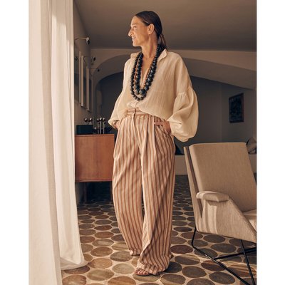 Pantalon marin taille haute femme La Redoute