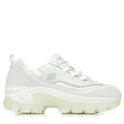 Skechers d lite femme blanche sales