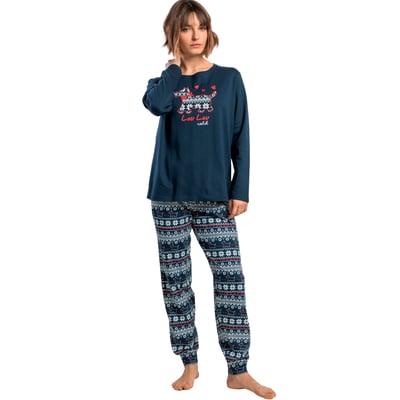 Pyjama pantalon top manches longues LouLou Cold ADMAS