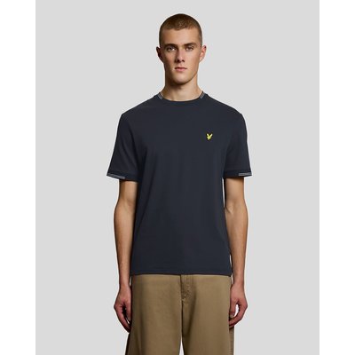 T-shirt en coton fin à liserés contrastés LYLE & SCOTT