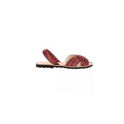 Sandales En Velours Talon Plat Avarca Berlin MINORQUINES