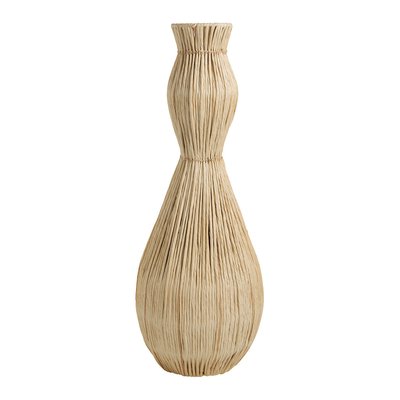 Vase MYA rotin BLANC D’IVOIRE