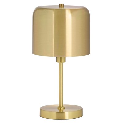 Lampe à poser champignon métal doré WADIGA