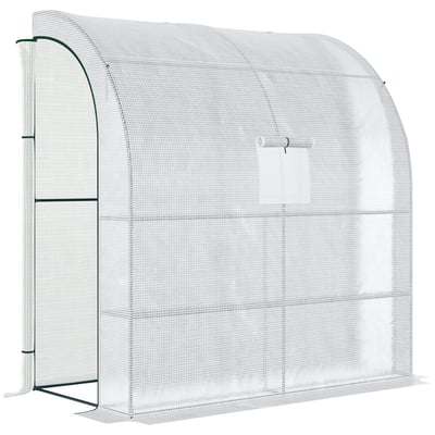 Serre Acier Blanc OUTSUNNY