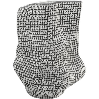 Vase anémone 43cm noir et blanc KARE DESIGN