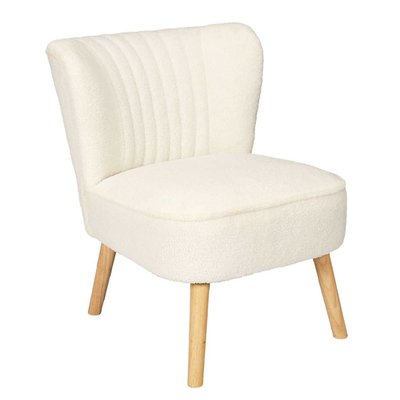 Fauteuil en bouclette Moss THE HOME DECO FACTORY