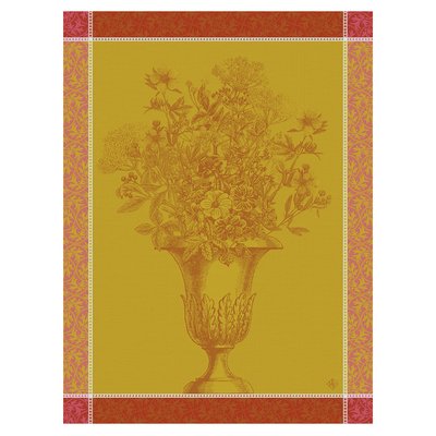 Torchon en Coton, FLORAISON UNI LE JACQUARD FRANCAIS
