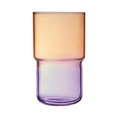 6 verres à eau violet/orange 32 cl -CANDY MIX LUMINARC