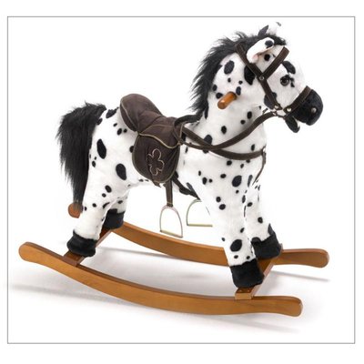 Carlotta, le cheval à bascule sonore. BAYER CHIC 2000