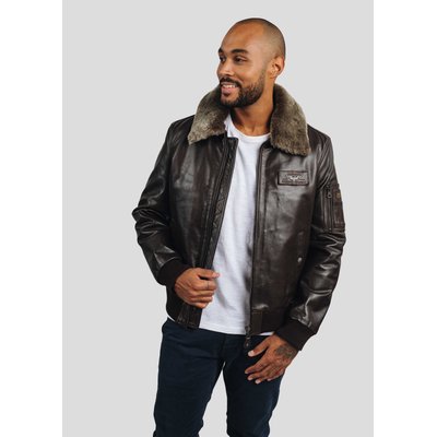 Blouson en cuir  TEXACO FENDER REDSKINS