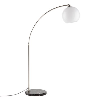 Lampadaire arc acier, marbre et acrylique, Bowata LA REDOUTE INTERIEURS