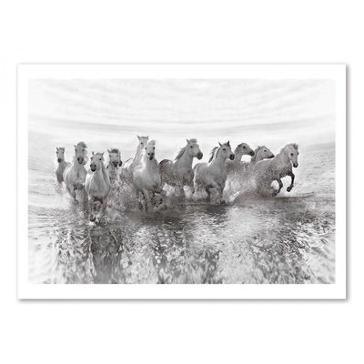 Affiche d’art et cadre noir 50 x 70 cm - Illusion of power (13 horse power though) - Roman  Golubenko WALL EDITIONS