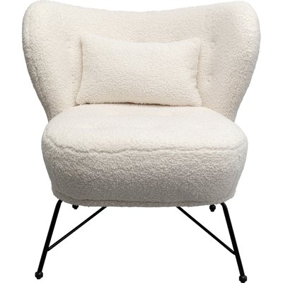 Fauteuil en polyester bouclé, JACKY KARE DESIGN