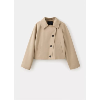 Trench court croisé MANGO TEEN