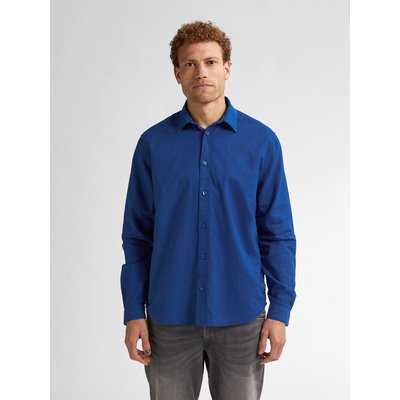 Chemise en lin uni tealline PETROL INDUSTRIES