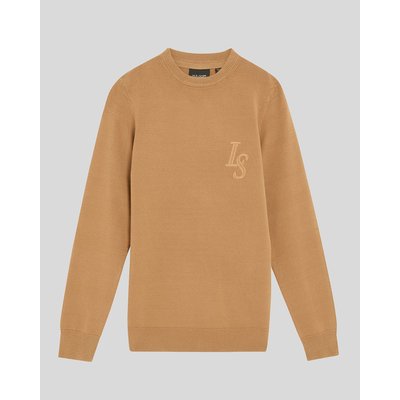 Pull L&S monogramme col rond LYLE & SCOTT