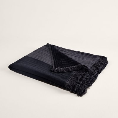 Plaid en Jacquard gauffré en coton  CHARLY MADURA