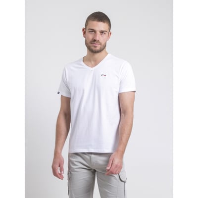 T-shirt Col V Pur Coton Nerij RITCHIE