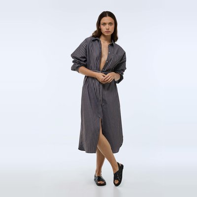 Robe chemise rayée en coton BIO GOTS MONOPRIX