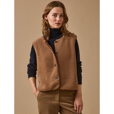 Veste sans manches en sherpa CYRILLUS