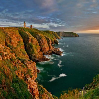 Tableau Sur Verre Phare Cap Frehel MER CEANOTHE