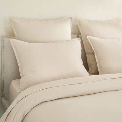 Sabbal Washed Cotton Percale Pillowcase AM.PM