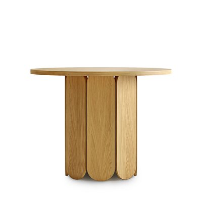 Soft - Table à manger 4 personnes ronde en bois - Soft WOODMAN